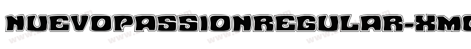 NuevoPassionRegular-xmo0字体转换