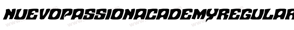 NuevoPassionAcademyRegular-AVw2字体转换 NuevoPassionAcademyRegular-AVw2字体转换