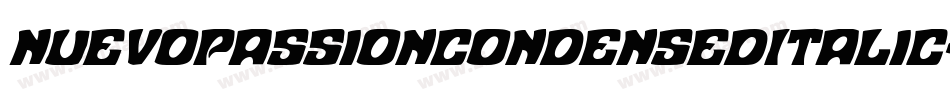 NuevoPassionCondensedItalic-JYa7字体转换