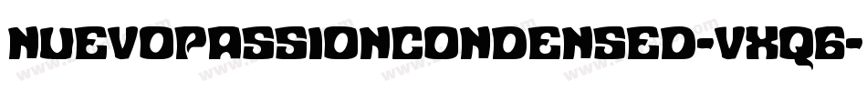 NuevoPassionCondensed-VXq6字体转换