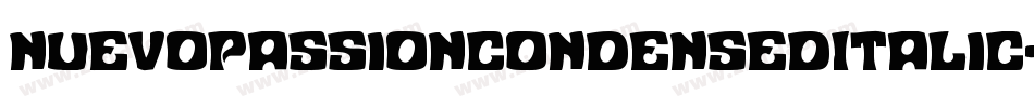 NuevoPassionCondensedItalic-JYa7字体转换
