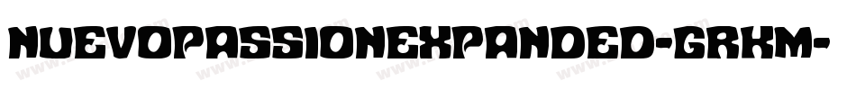 NuevoPassionExpanded-GRKm字体转换