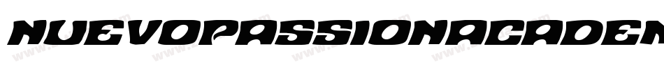 NuevoPassionAcademyRegular-AVw2字体转换 NuevoPassionAcademyRegular-AVw2字体转换