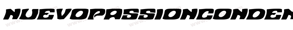 NuevoPassionCondensed-VXq6字体转换