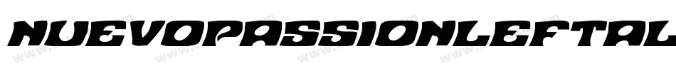 NuevoPassionLeftalic-5eaL字体转换