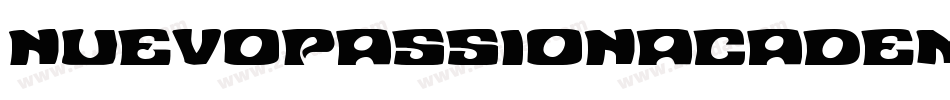 NuevoPassionAcademyRegular-AVw2字体转换 NuevoPassionAcademyRegular-AVw2字体转换