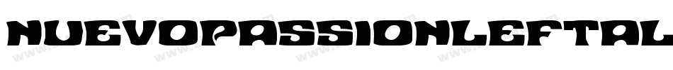 NuevoPassionLeftalic-5eaL字体转换