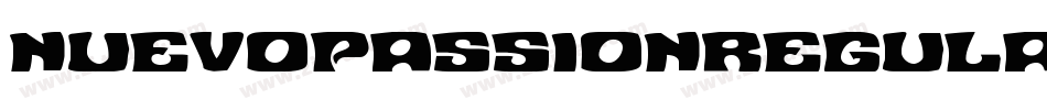 NuevoPassionRegular-xmo0字体转换