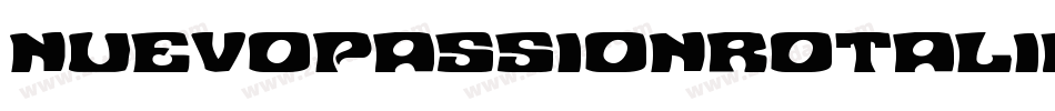 NuevoPassionRotalic-6Wao字体转换 NuevoPassionRotalic-6Wao字体转换