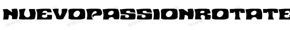 NuevoPassionRotatedRegular-ydj2字体转换 NuevoPassionRotatedRegular-ydj2字体转换