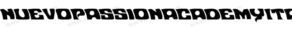 NuevoPassionAcademyItalic-qr3l字体转换 NuevoPassionAcademyItalic-qr3l字体转换