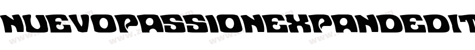 NuevoPassionExpandedItalic-jlVl字体转换 NuevoPassionExpandedItalic-jlVl字体转换