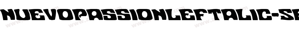 NuevoPassionLeftalic-5eaL字体转换