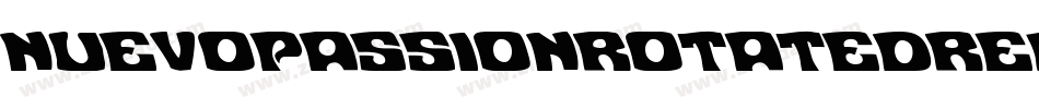 NuevoPassionRotatedRegular-ydj2字体转换 NuevoPassionRotatedRegular-ydj2字体转换