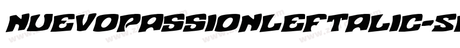 NuevoPassionLeftalic-5eaL字体转换