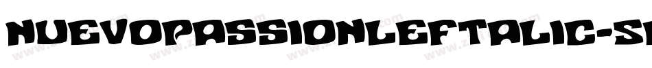 NuevoPassionLeftalic-5eaL字体转换