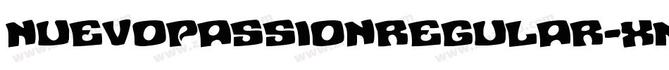 NuevoPassionRegular-xmo0字体转换