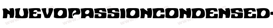 NuevoPassionCondensed-VXq6字体转换
