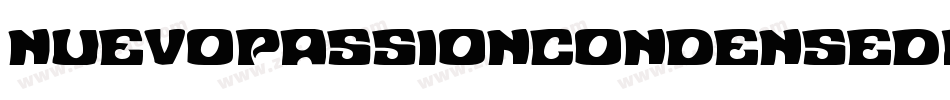 NuevoPassionCondensedItalic-JYa7字体转换