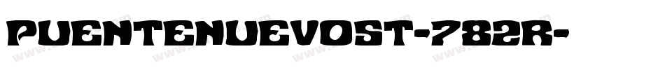 PuenteNuevoSt-782R字体转换