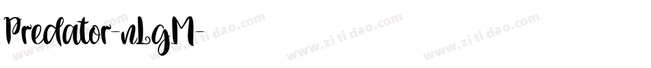 Predator-nLgM字体转换