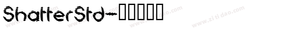 ShatterStd字体转换