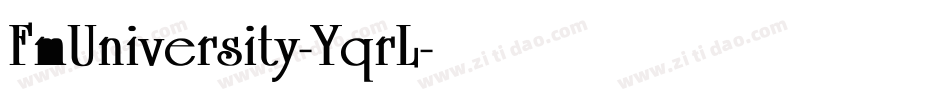 FmUniversity-YqrL字体转换