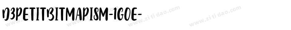 D3Petitbitmapism-1GOe字体转换