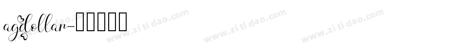 agdollar字体转换