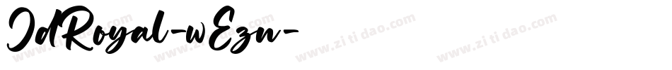 JdRoyal-wEzn字体转换