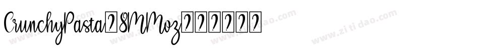 CrunchyPasta-8MMoz字体转换