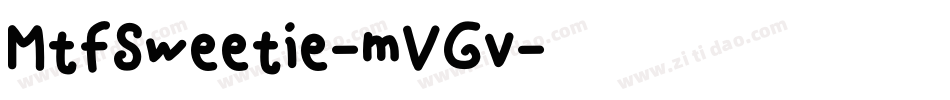MtfSweetie-mVGv字体转换