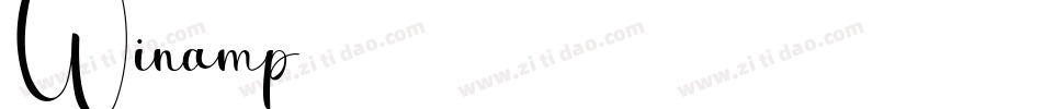 Winamp字体转换