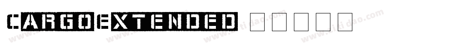 CargoExtended字体转换