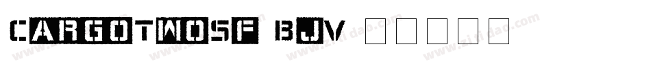 CargoTwoSf-BjV字体转换
