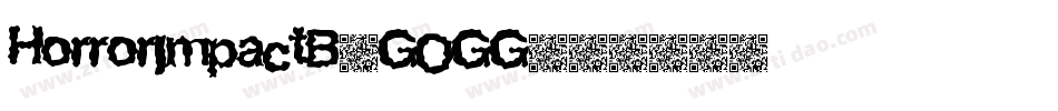 HorrorImpactB-GOGG字体转换