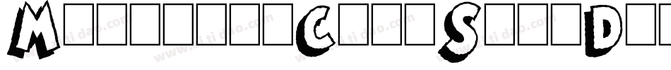 MuskitosCapsShadDown字体转换