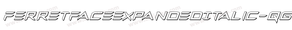 FerretFaceExpandedItalic-qgR0字体转换