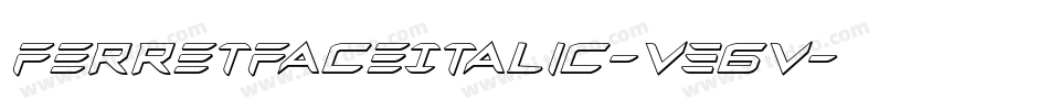 FerretFaceItalic-V36V字体转换