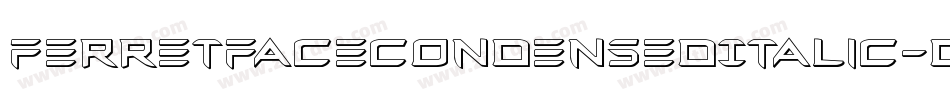 FerretFaceCondensedItalic-DvZ0字体转换