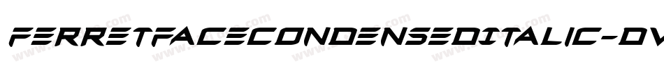 FerretFaceCondensedItalic-DvZ0字体转换