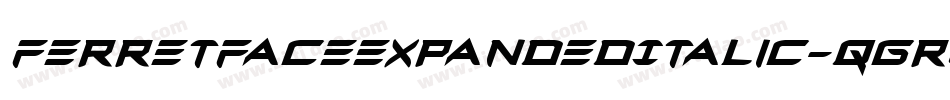 FerretFaceExpandedItalic-qgR0字体转换