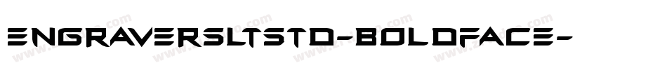 EngraversLTStd-BoldFace字体转换