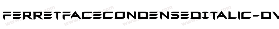 FerretFaceCondensedItalic-DvZ0字体转换