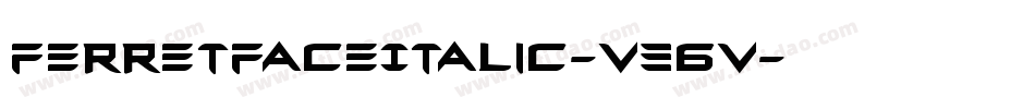 FerretFaceItalic-V36V字体转换