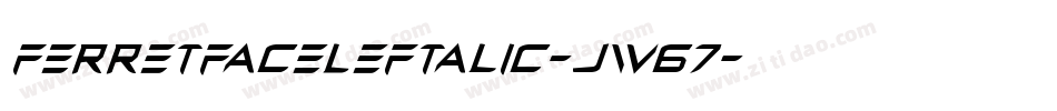 FerretFaceLeftalic-jw67字体转换