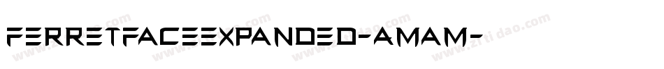 FerretFaceExpanded-AMam字体转换