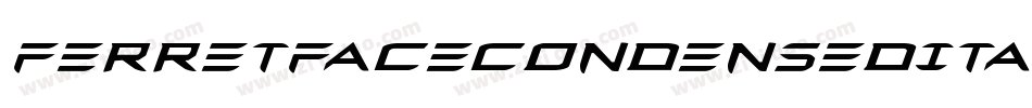 FerretFaceCondensedItalic-DvZ0字体转换