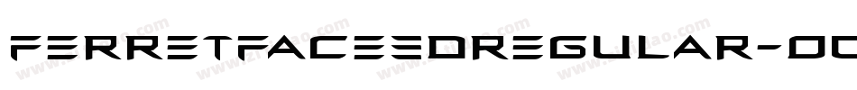 FerretFace3DRegular-O0l3字体转换