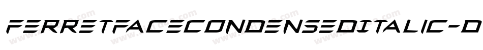 FerretFaceCondensedItalic-DvZ0字体转换